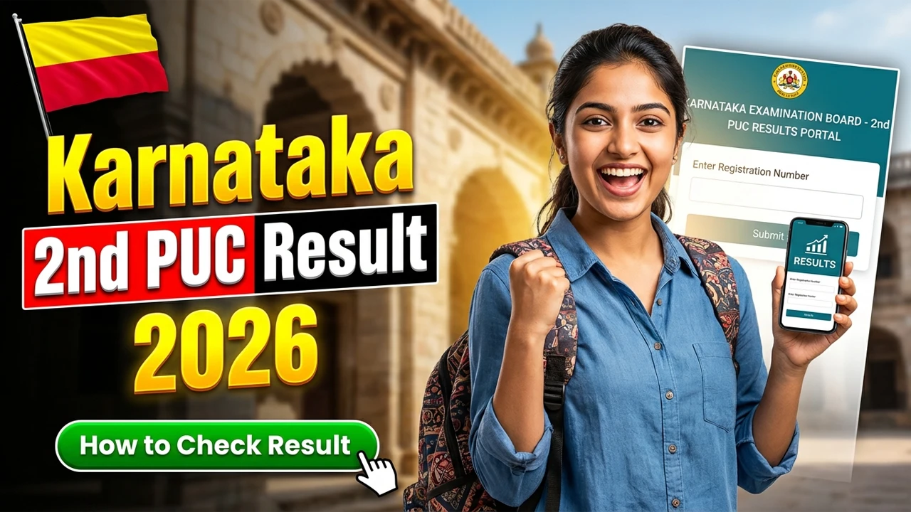 Karnataka 2nd PUC Result 2026